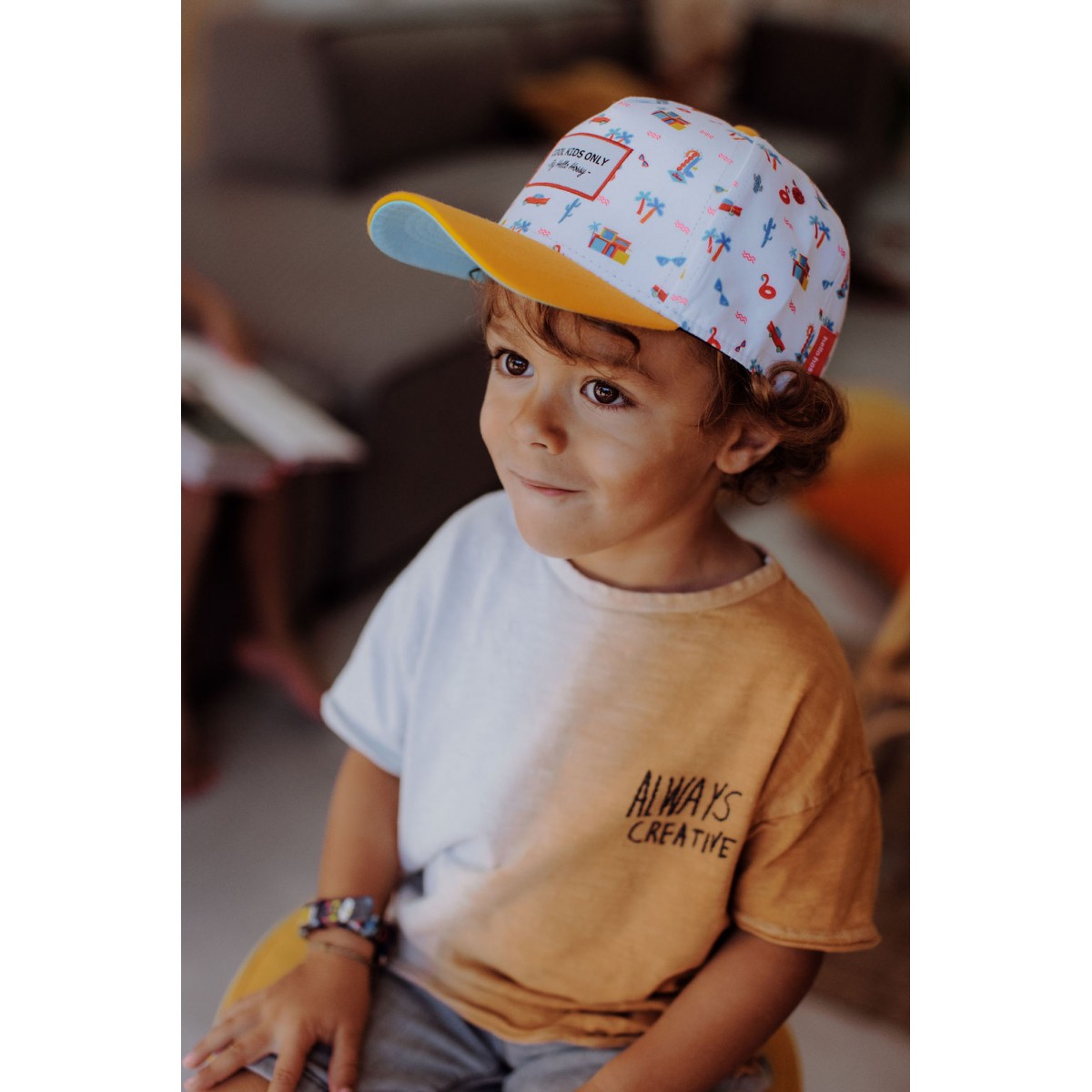 Hello Hossy - Casquette enfant à motif Palm Springs