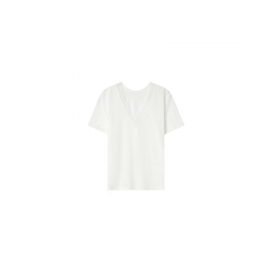 Grace et Mila - T-shirt blanc avec tulle