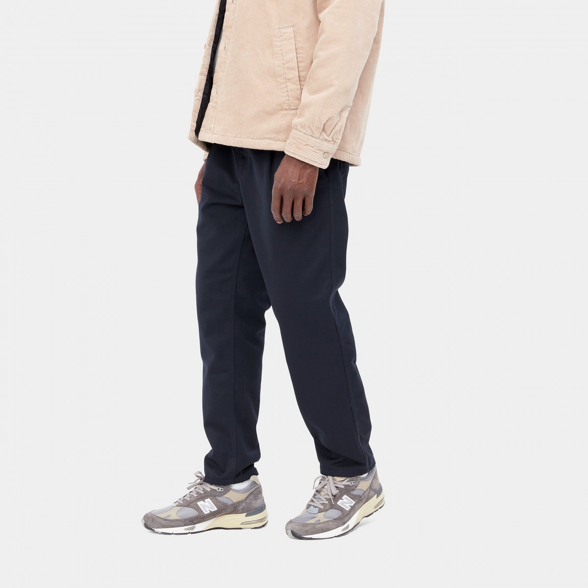 Carhartt WIP - Pantalon marine coupe droite