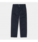 Carhartt WIP - Pantalon marine coupe droite