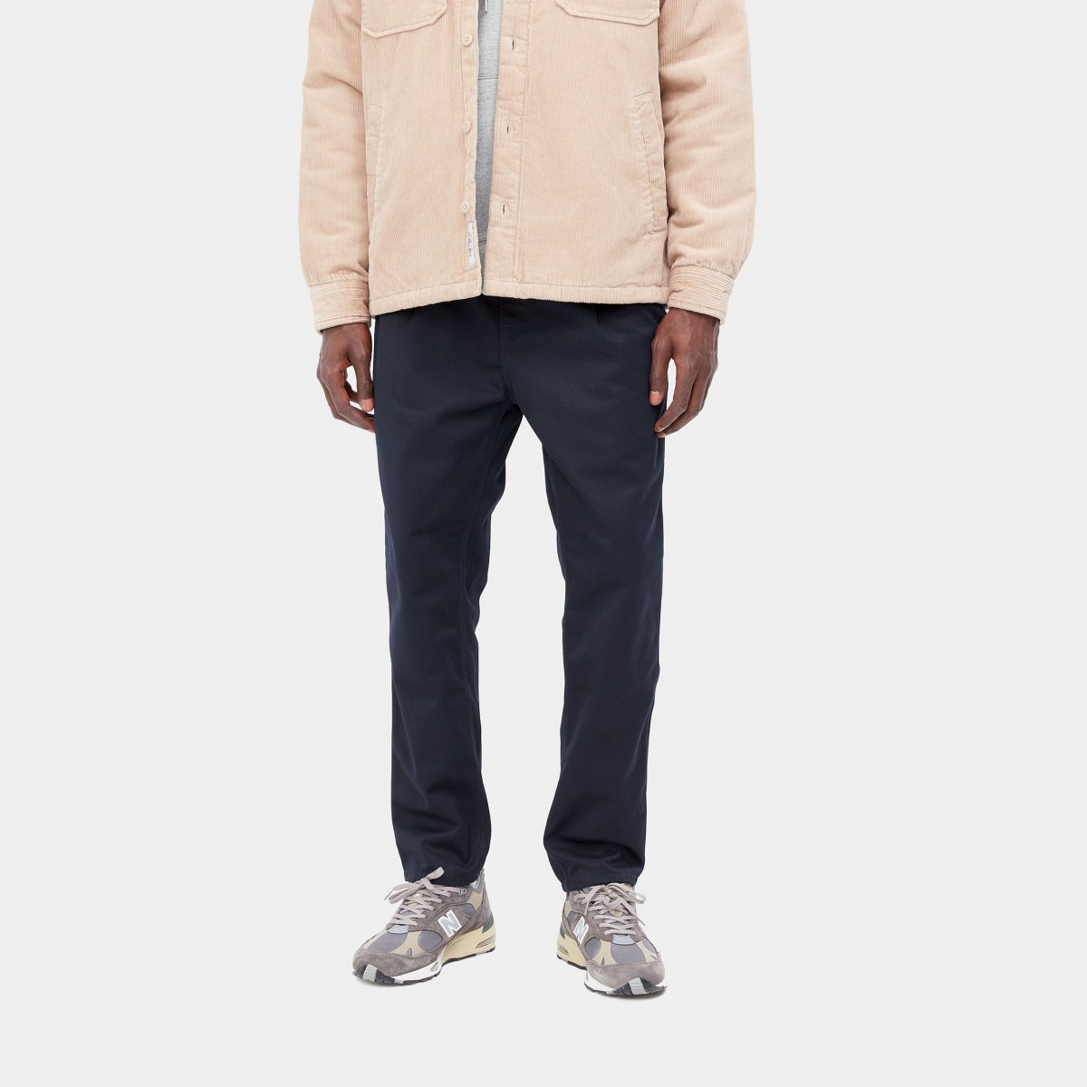 Carhartt WIP - Pantalon marine coupe droite