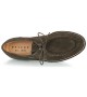 Christian Pellet - Chaussures derbies en daim marron foncé