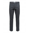 Selected homme - Pantalon chino ajusté vert lichen