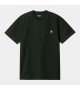 Carhartt WIP - T-shirt à broderie vert foncé