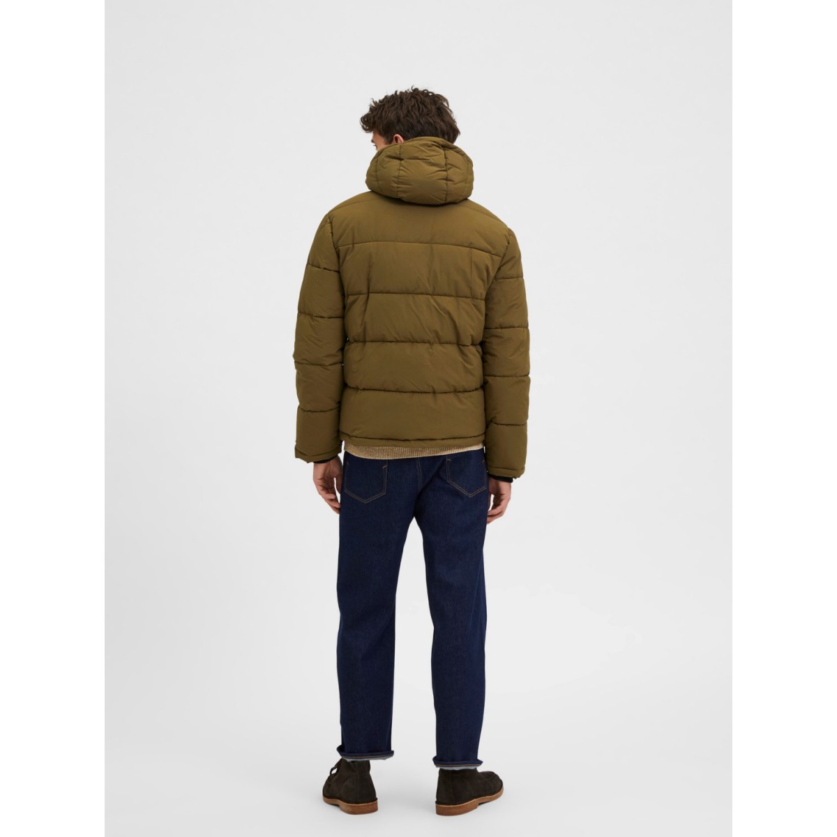 Selected  - Doudoune sans manches velours marine