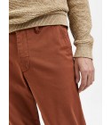 Selected homme - Pantalon chino ajusté bleu gris