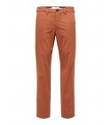 Selected homme - Pantalon chino ajusté bleu gris