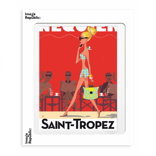 Image Republic - Tirage Monsieur Z Saint Tropez 30x40