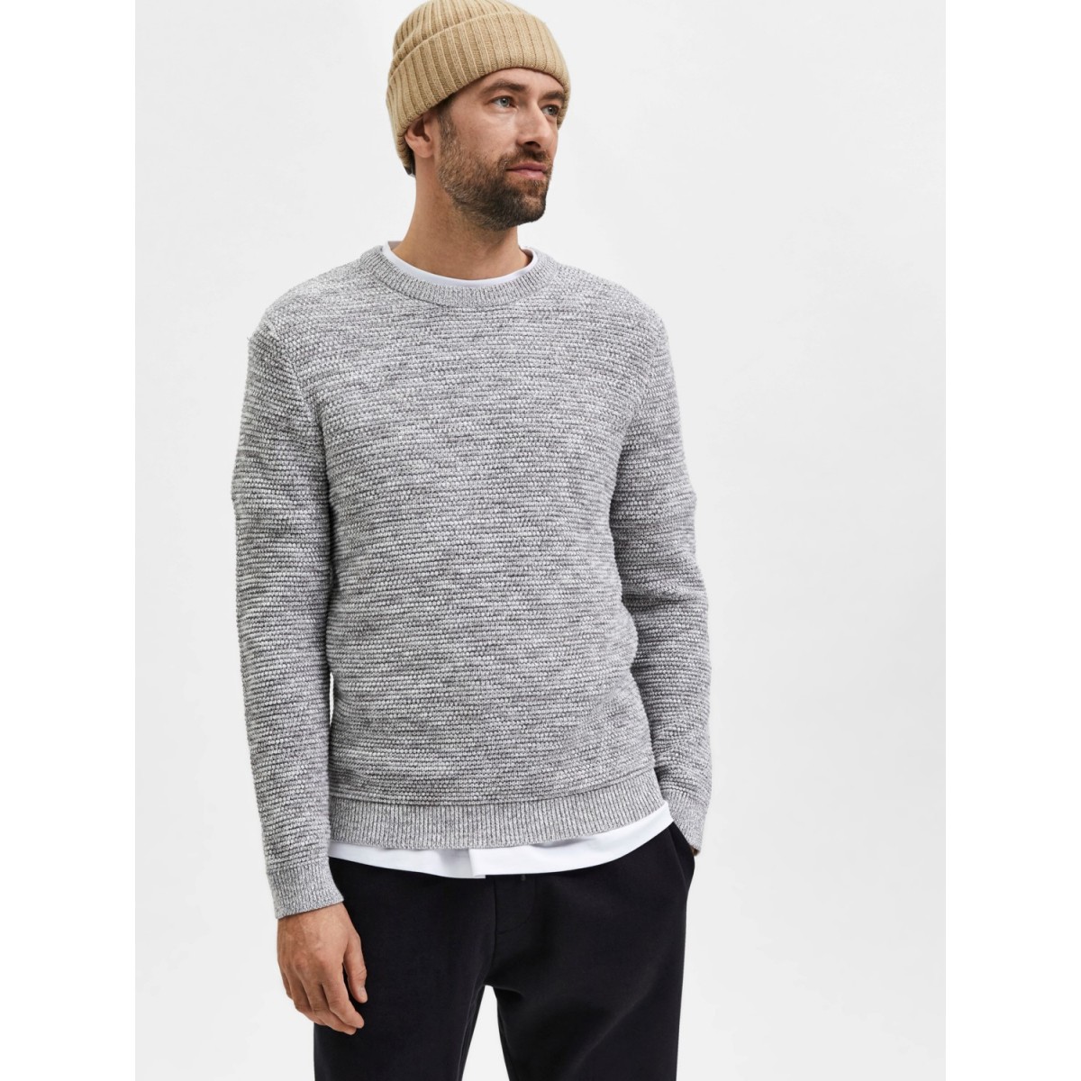 Pull Homme Gris