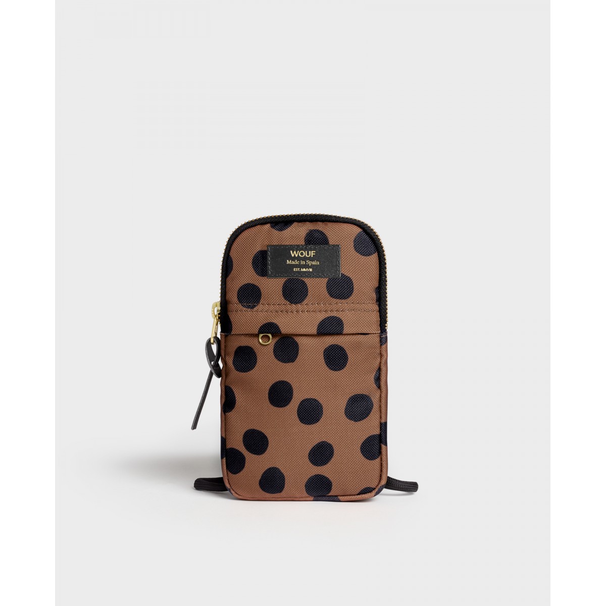 Wouf - Sacoche téléphone à coeurs Amour