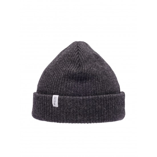 Selected - Bonnet moutarde en laine 2