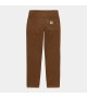 Carhartt WIP - Pantalon en velours vert foncé