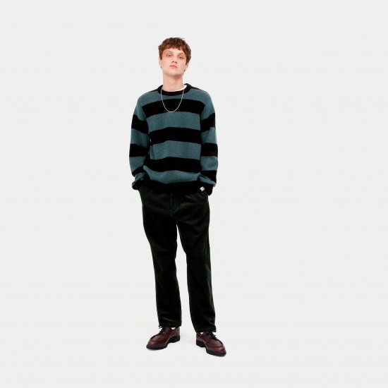 Carhartt WIP - Pantalon en velours côtelé marron