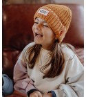 Hello Hossy - Bonnet enfant grosse maille brownie