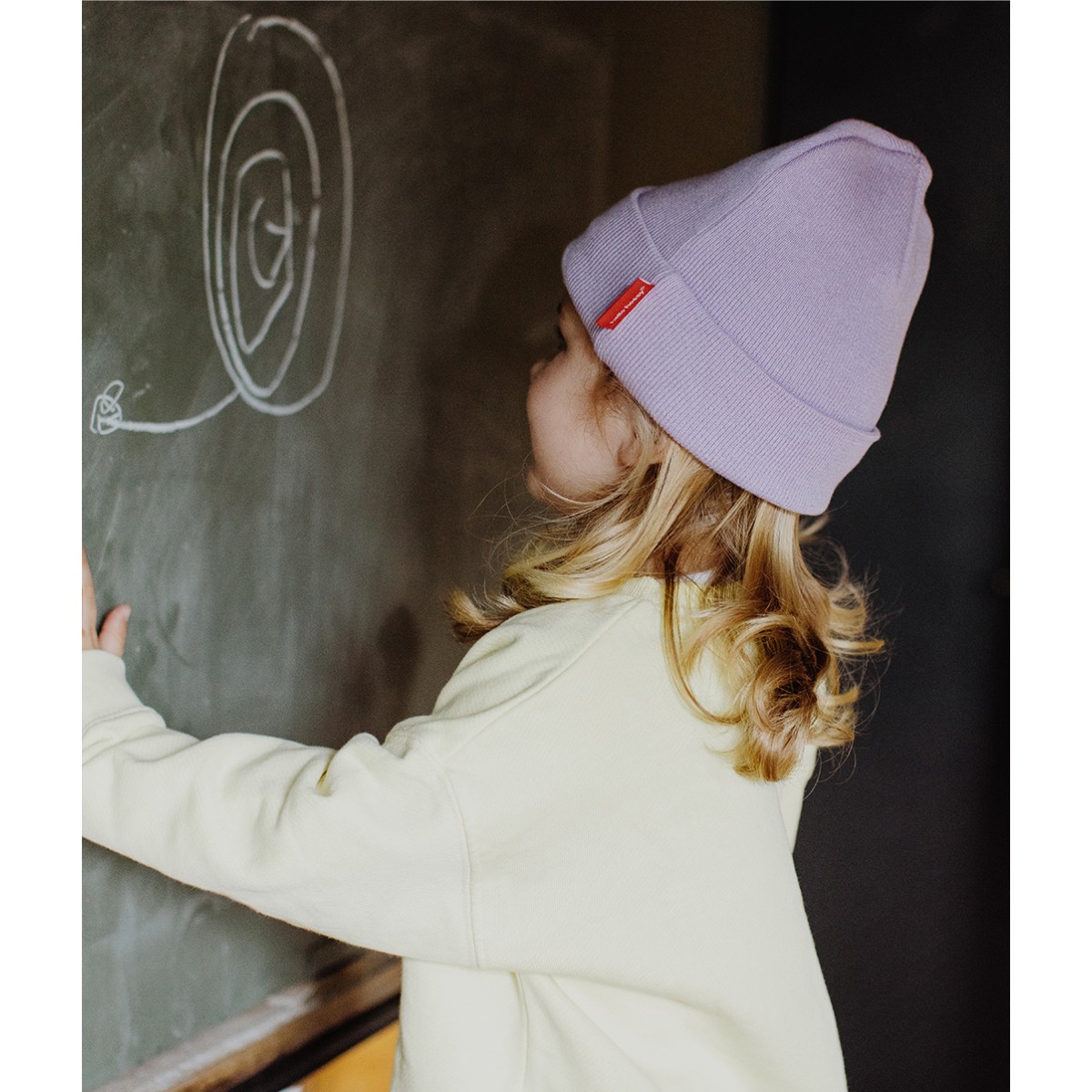 Hello Hossy - Bonnet Enfant Lila Chiné