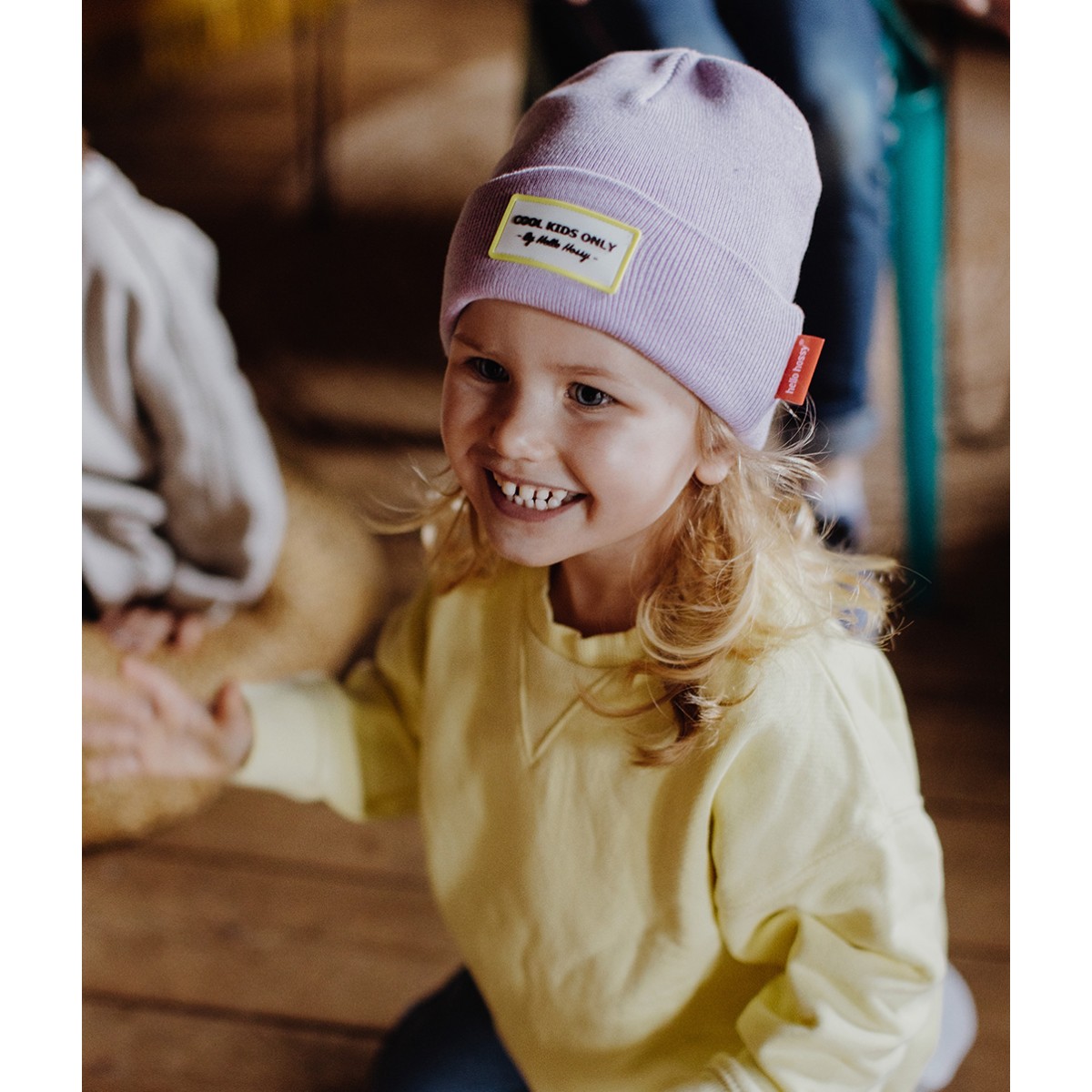 Hello Hossy - Bonnet Enfant Lila Chiné