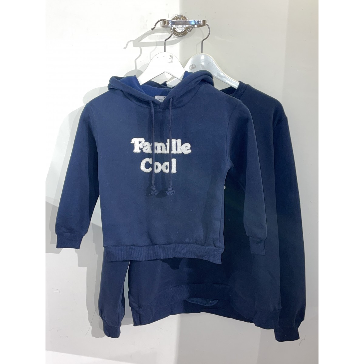 PM Mère & Fille - Pull maman écru à rayures vertes