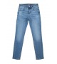 Nagev - Jeans slim bleu délavé