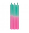 OOTB - Set 3 bougies baton rose / rouge