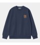 Carhartt WIP - T-shirt gris chiné Label State Flag