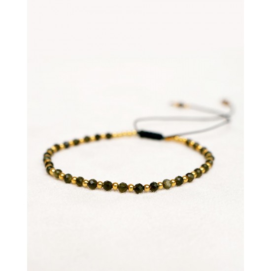 Muja Juma - Bracelet de perles en pierres Coeur