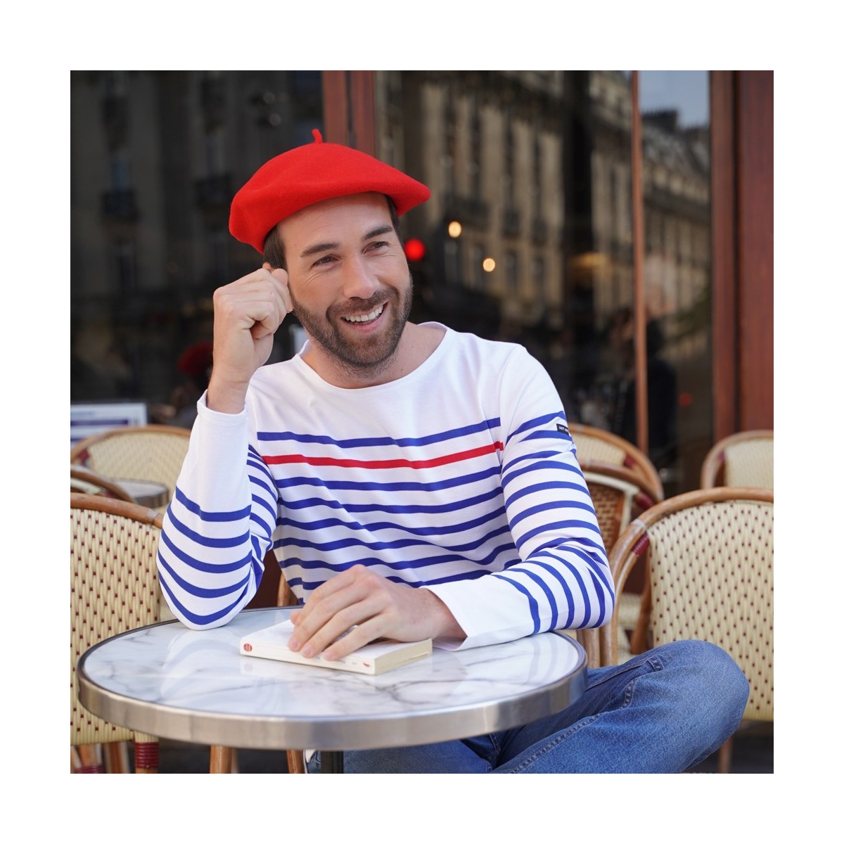 Le Béret Français - Béret rouge classique mixte