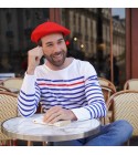 Le Béret Français - Béret rouge classique mixte