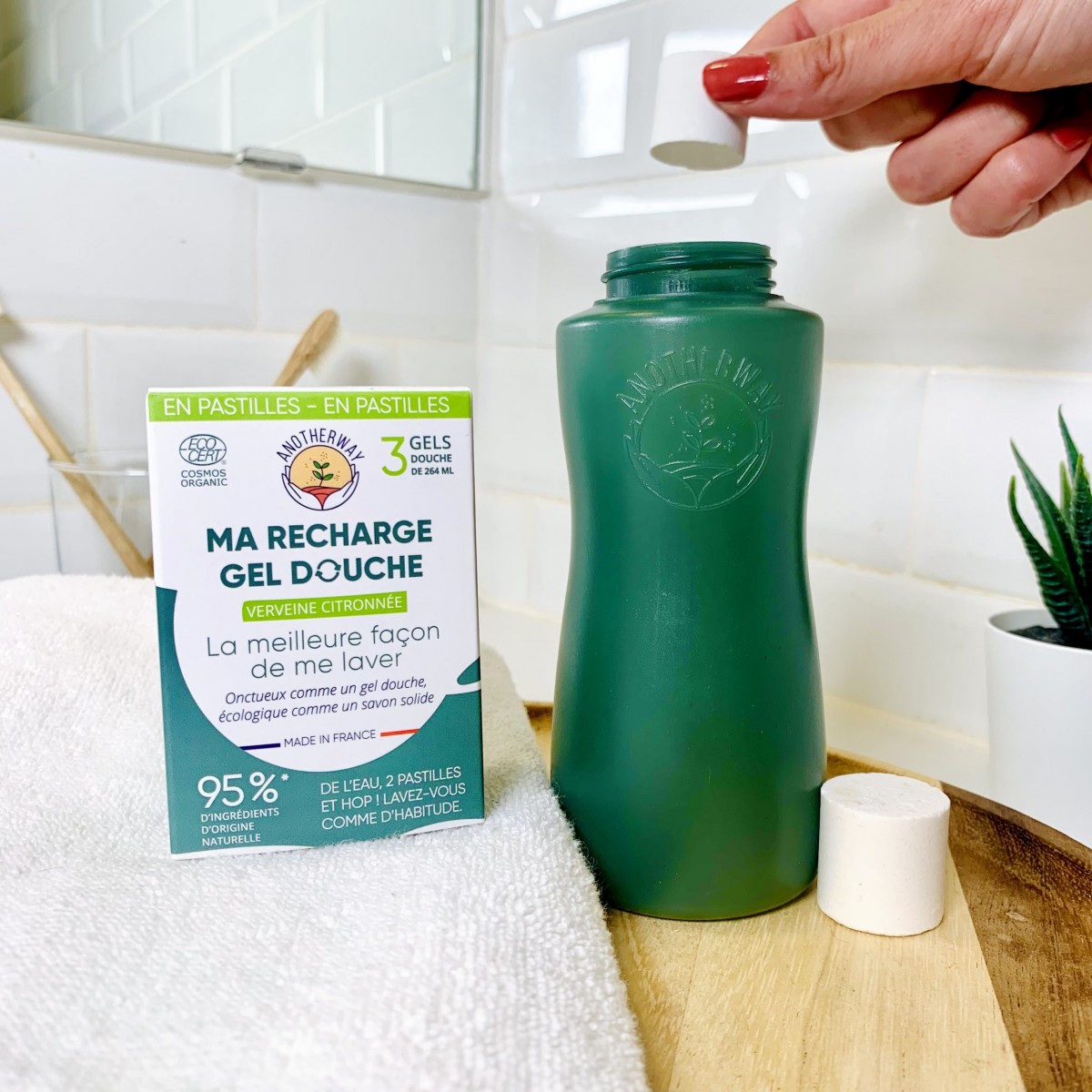 Salopette OshKosh denim rayée bleu