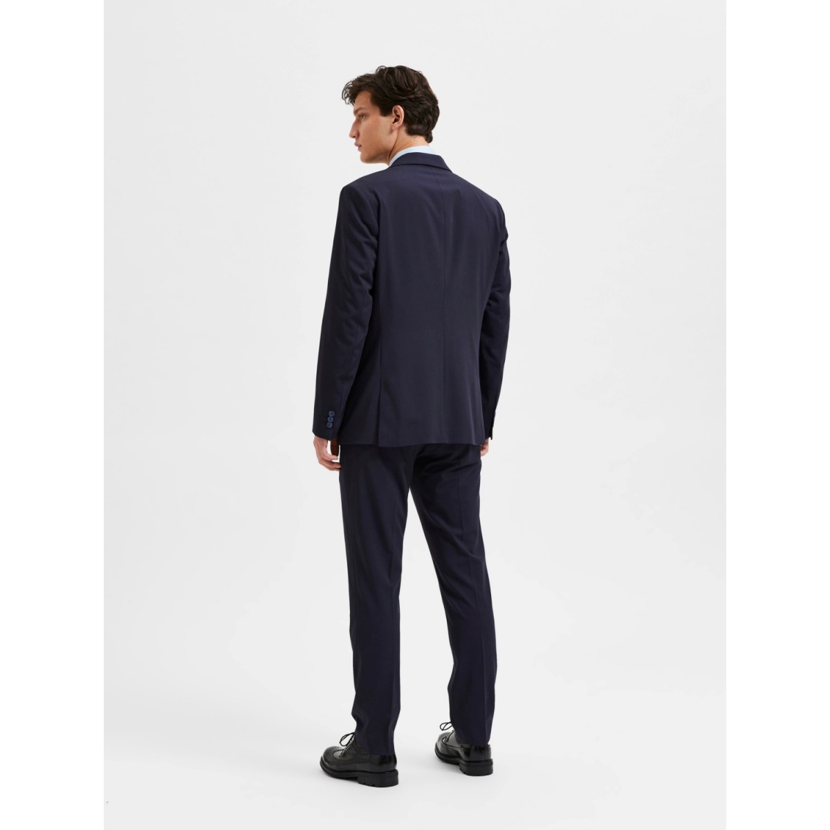 Selected - Blazer homme marine structuré