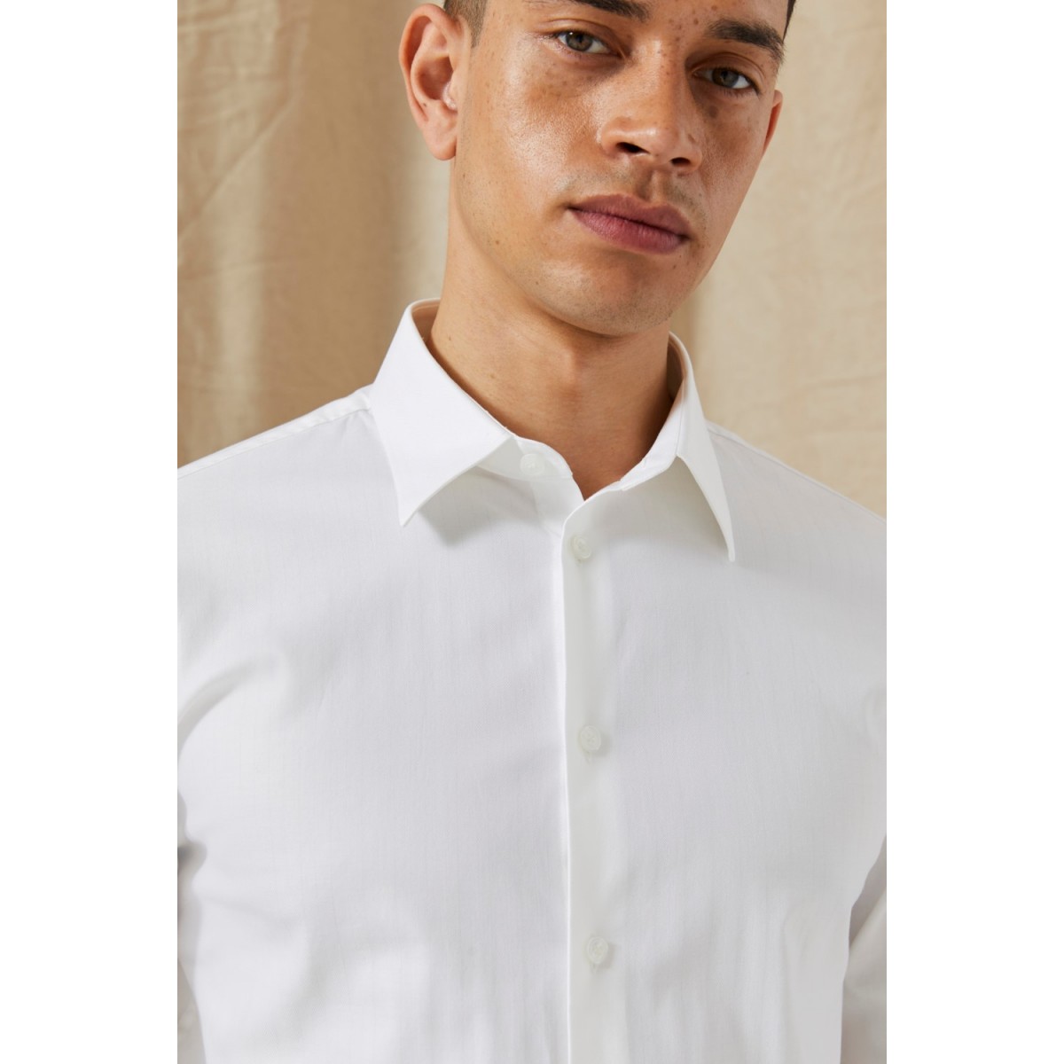 Selected homme - Chemise slim blanche