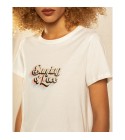 Grace et Mila - T-shirt blanc 'Sunday of Love'