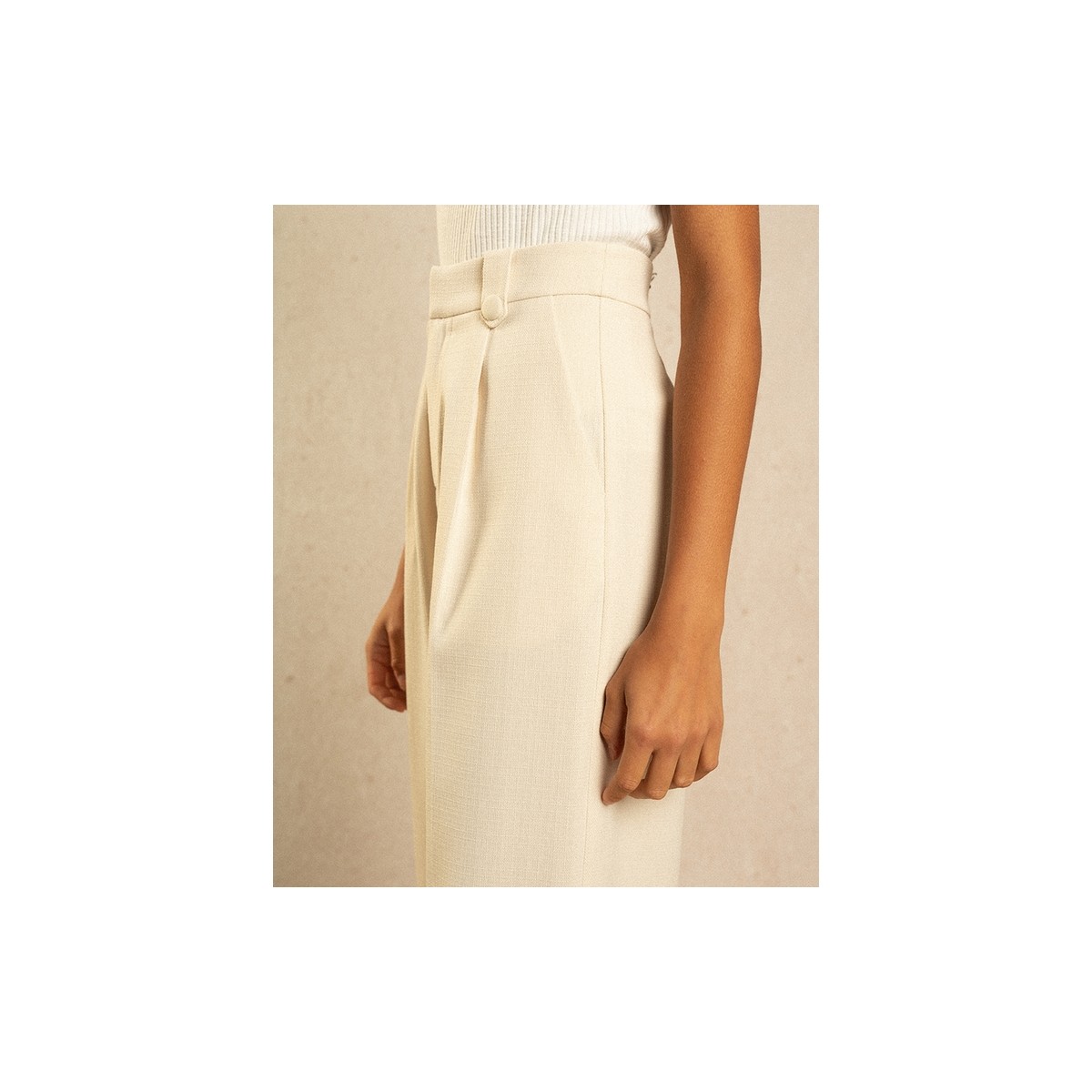 Grace et Mila - Pantalon large noir 7/8