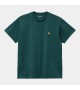 Carhartt WIP - T-shirt ample vert pastel