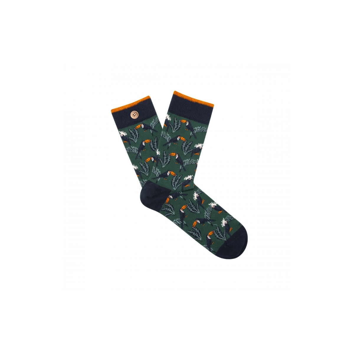 Cabaia - Chaussettes homme oiseaux