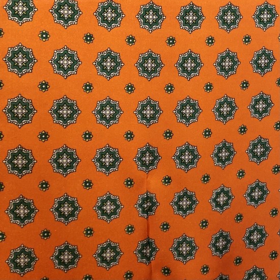 Foulard carré orange