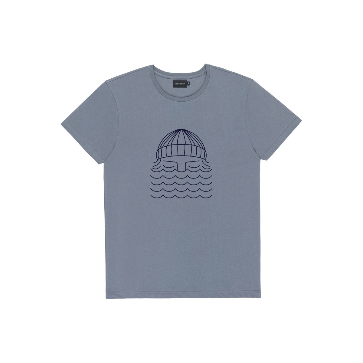 Bask in the sun - T-shirt bleu polaire To the sea