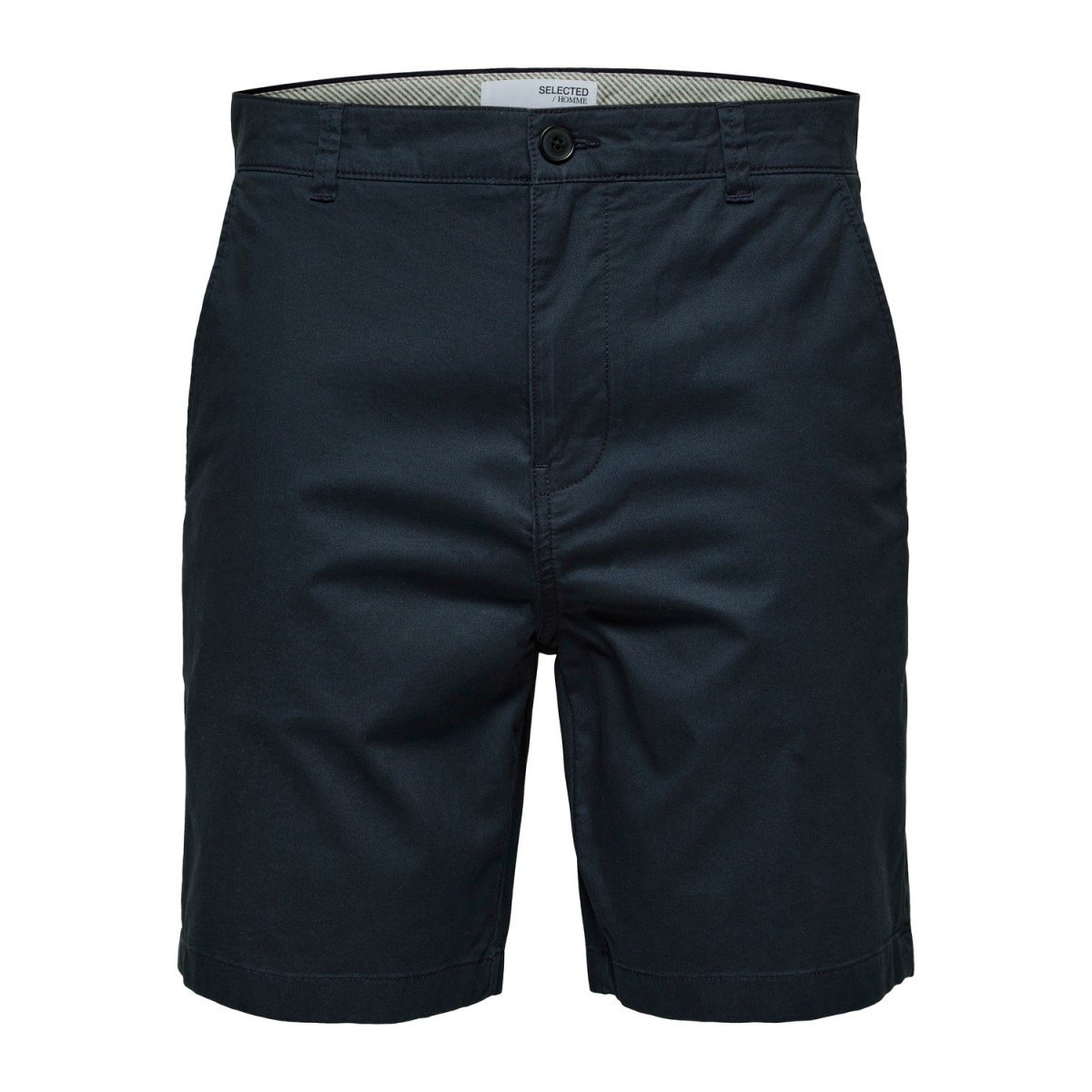 Selected - Short chino rouge brique
