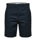 Selected - Short chino rouge brique
