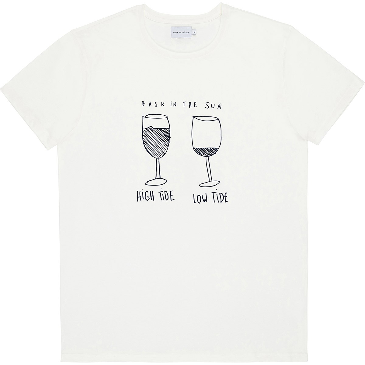 Bask in the sun - T-shirt blanc Marees