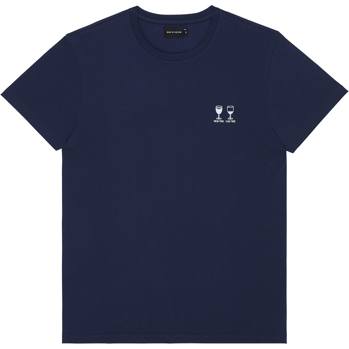 Bask in the sun - T-shirt bleu marine Mini Marees