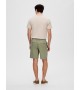 Selected - Short chino vert olive