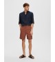 Selected - Short chino rouille