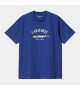 Carhartt WIP - T-shirt bleu à imprimé poisson