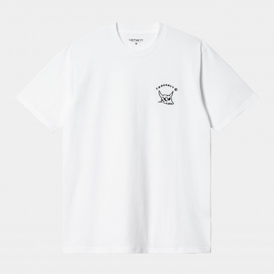 Carhartt WIP - T-shirt blanc brodé