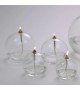 BAZARDELUXE - Lampe à huile sphere en verre