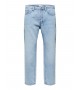Selected - Jeans bleu clair court