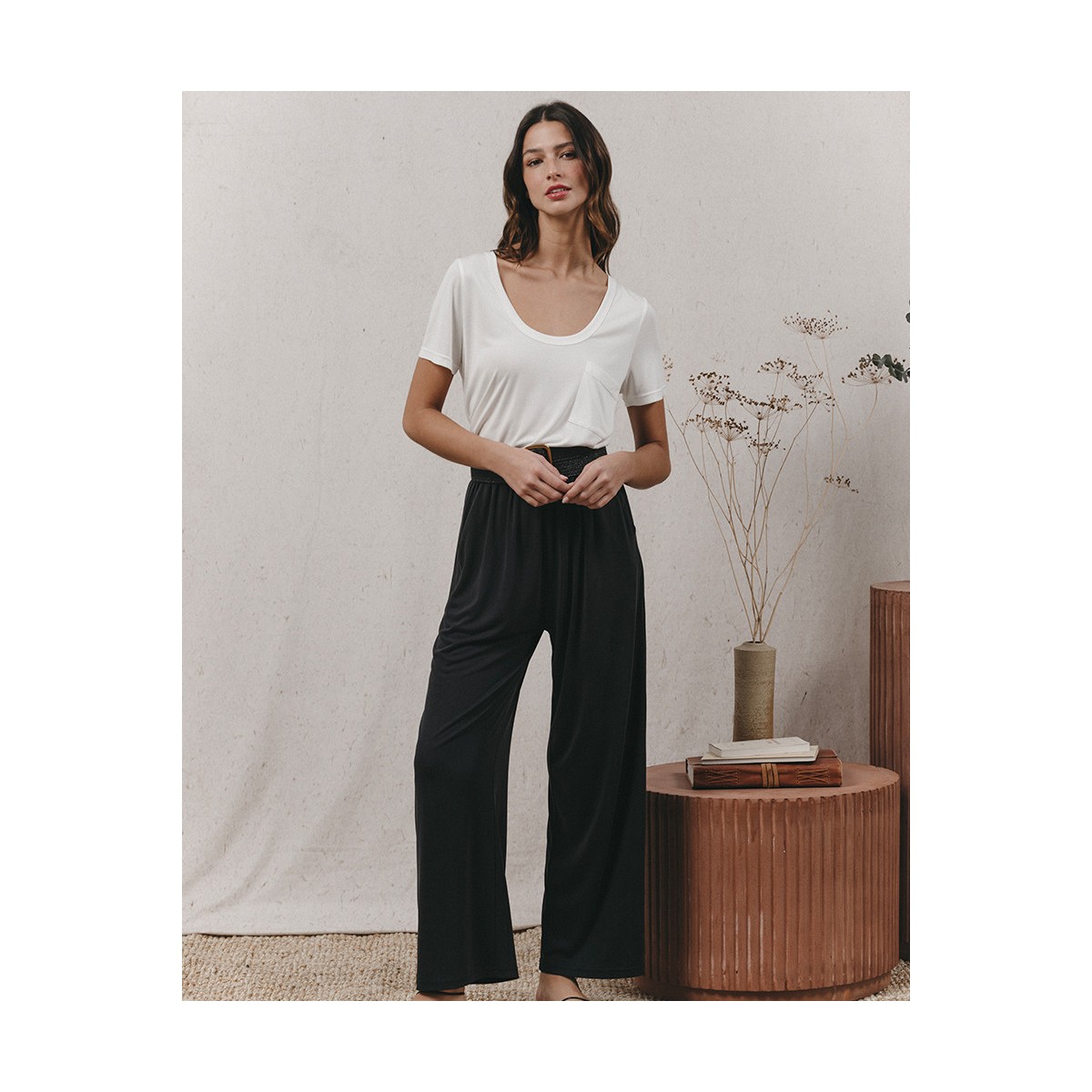 Grace et Mila - T-shirt écru ample