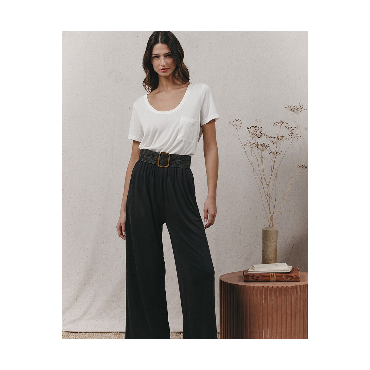 Grace et Mila - T-shirt écru ample