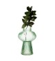 Sass & Belle - Vase en verre cannelé vert