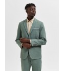 Selected - Blazer en lin vert eau homme